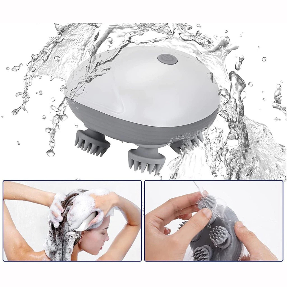 Mini Massageador Elétrico Portátil Impermeável para Corpo e Pescoço