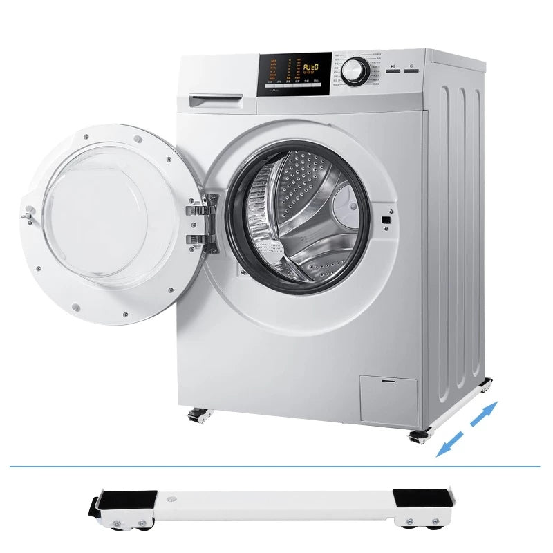 Suporte Base Móvel para Moveis Pesados em Aço Inoxidável