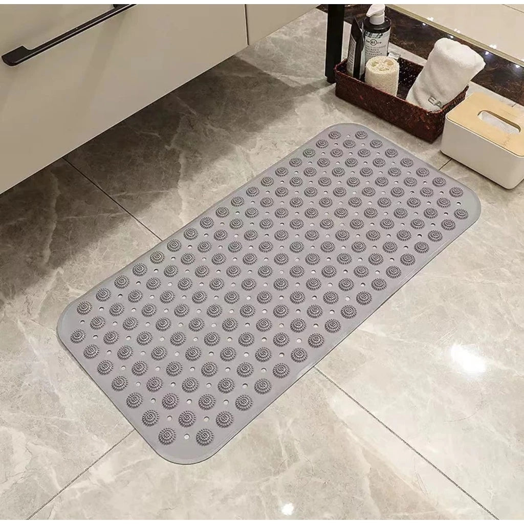 Tapete de Banheiro Antiderrapante – Almofadado com Ventosas e Função de Massagem