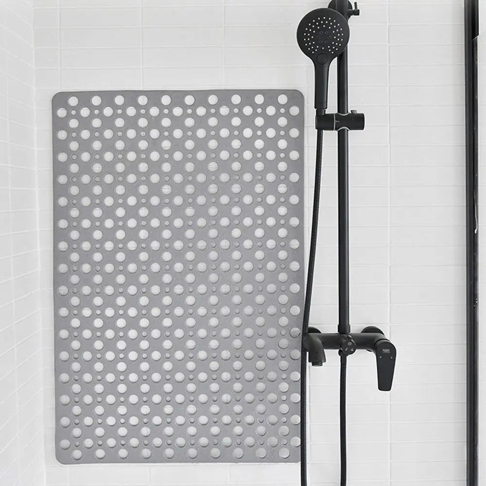 Tapete de Banheiro Antiderrapante com Ventosas – Drenagem Rápida e Massagem