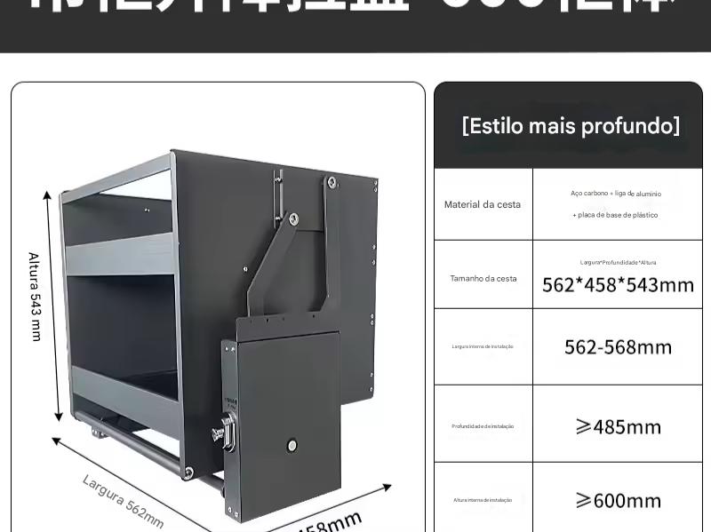 Armário De Cozinha Suspenso Elevatório Metaltech