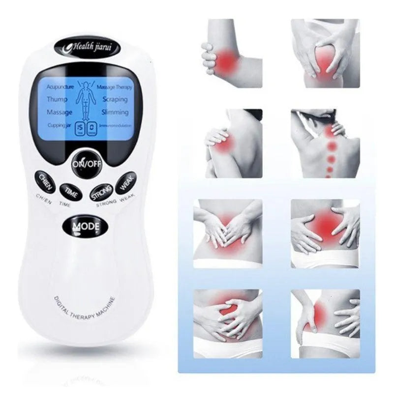 Aparelho Estimulador Muscular para Fisioterapia e Acupuntura Elétrica Portátil