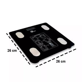 Balança Digital de Bioimpedância com Bluetooth e Aplicativo Fitness