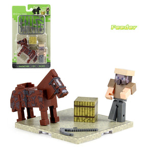 Blocos Magnéticos Colecionáveis Infantil estilo Minecraft – Conjunto de Montagem Educativo