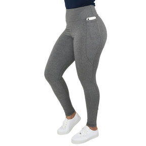 Calça Legging Feminina Térmica Flanelada com Bolsos