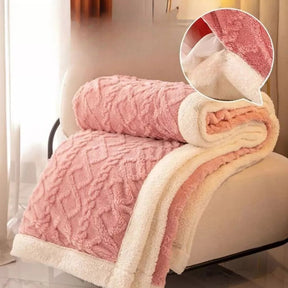 Coberta Casal Grossa em Lã Microfibra Soft para Inverno