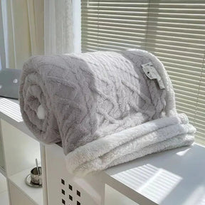 Coberta Casal Grossa em Lã Microfibra Soft para Inverno