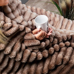 Cobertor Grosso Queen Fluffy Aveludado 320g/m²