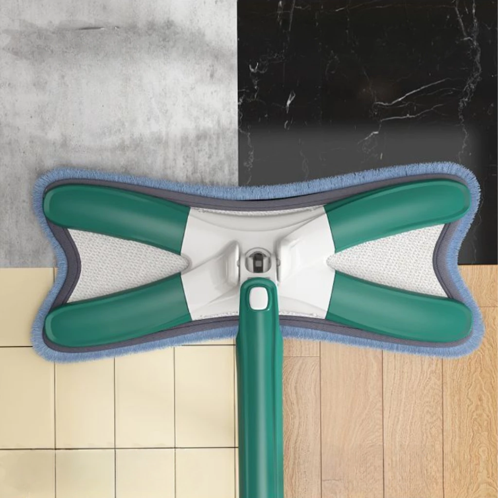 Esfregão Giratório 360° com Torção Lava e Seca de Microfibra