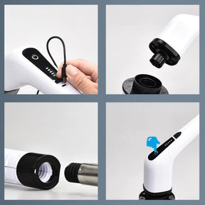 Esfregão de Limpeza Giratório 3 em 1 Recarregável