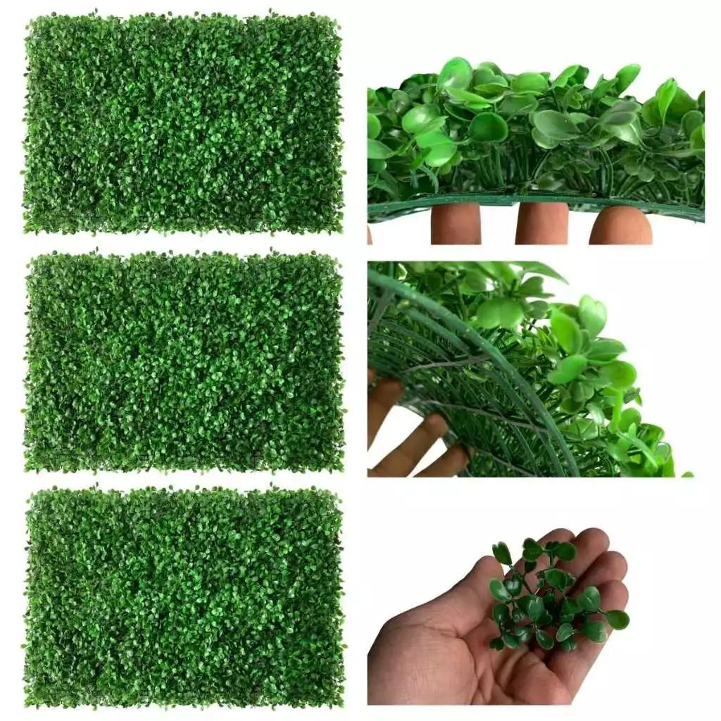 Kit 10 com Placas de Grama Artificiais para Decoração
