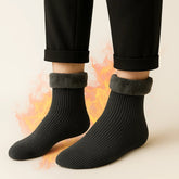 Kit 12 Meias Térmicas Quentes Forradas para Inverno