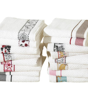 Kit 5 Panos de Prato Atoalhados Gourmet Felpudos