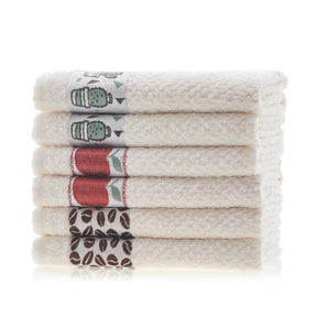 Kit 5 Panos de Prato Atoalhados Gourmet Felpudos