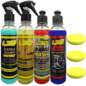 Kit Limpeza Automotiva Profissional Completo