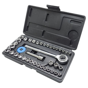 Kit com 46 Peças de Ferramentas Multifuncional com Maleta