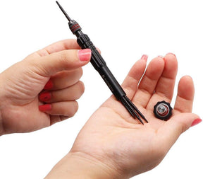 Kit de Chaves de Precisão 12 em 1 – Ferramentas para Manutenção de Celulares, iPhone, Notebooks e Eletrônicos