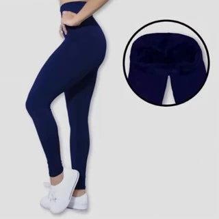 Legging Feminina Flanelada Peluciada para Inverno