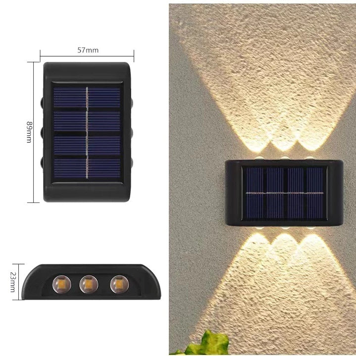 Luminária Solar de Parede Impermeavel - WallBright