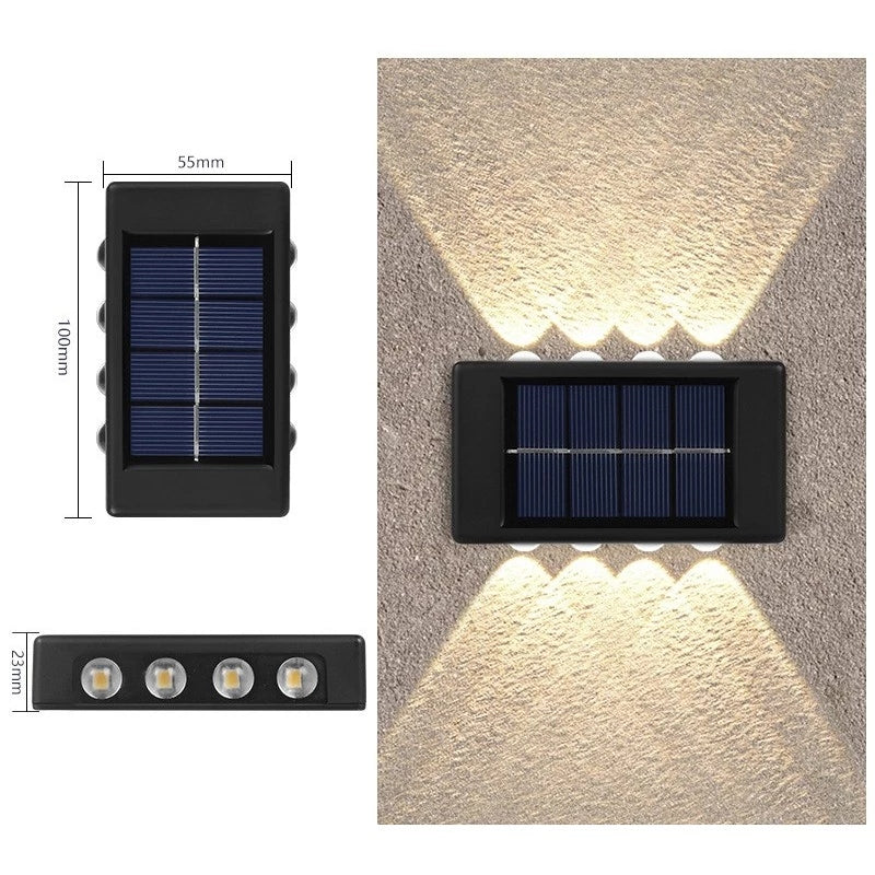 Luminária Solar de Parede Impermeavel - WallBright