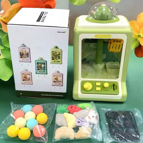 Máquina de Diversão Pega Ursinhos Infantil – Garra com Fichas e Brindes