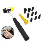 Martelo Removedor de Amassados Automotivos – Kit 9 Peças para Reparo de Lataria Sem Danificar a Pintura
