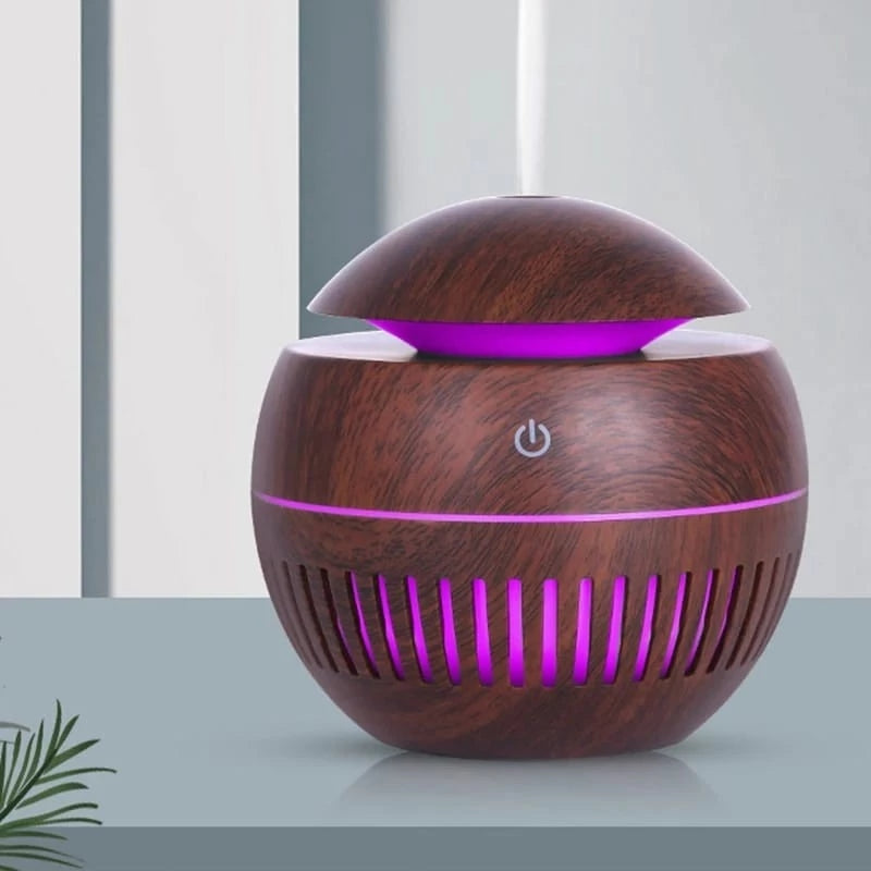 Mini Umidificador Aromatizador Ambientes LED USB