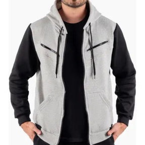 Moletom Masculino com Zíper de Inverno