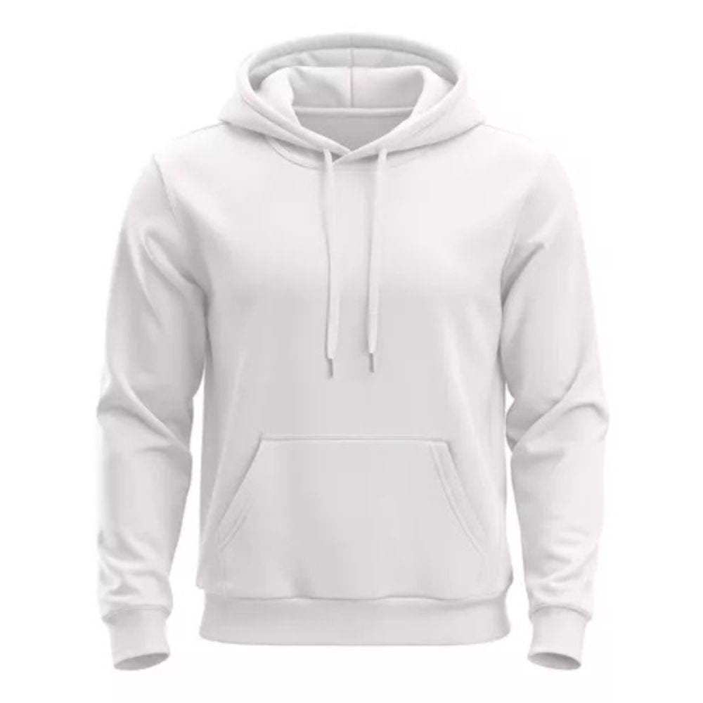 Moletom Unissex Flanelado Canguru com Capuz de Algodão