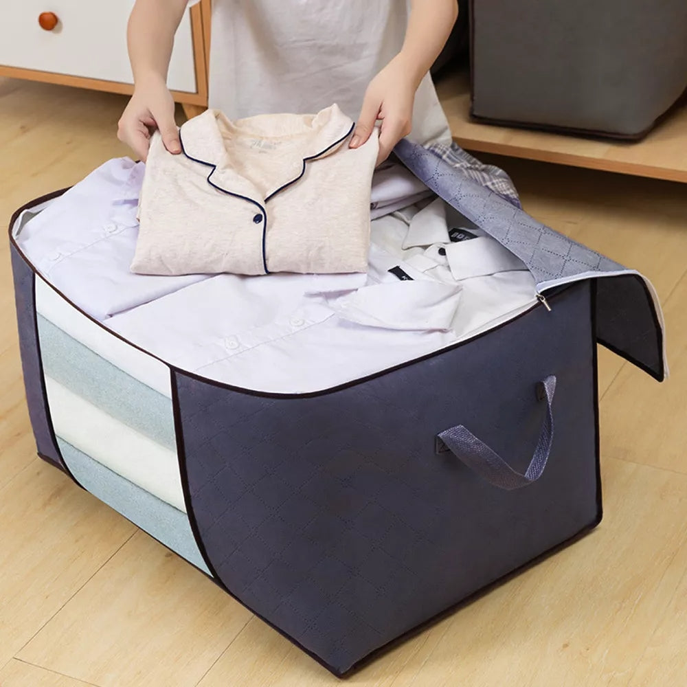 Kit 4 Organizadores Multiuso de Grande Capacidade Dobrável