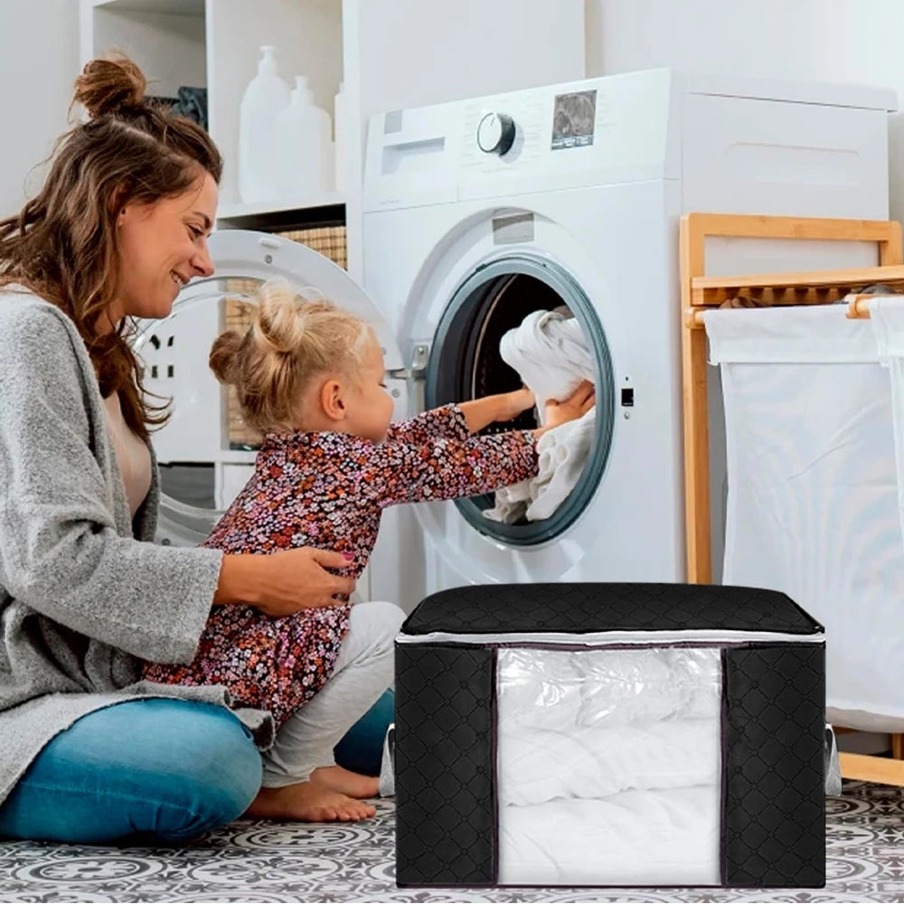 Kit 4 Organizadores Multiuso de Grande Capacidade Dobrável