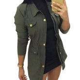 Parka Feminina Sobretudo em Bengaline