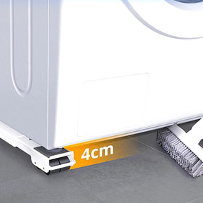 Suporte com Rodinhas Ajustável – Base para Geladeira, Fogão e Máquina de Lavar