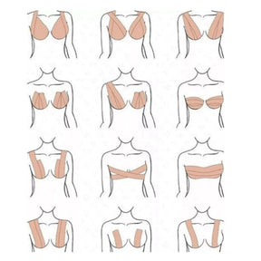 Sutiã Fita Levanta Seios com Efeito Push-Up Invisível - Compre 1 Leve 2