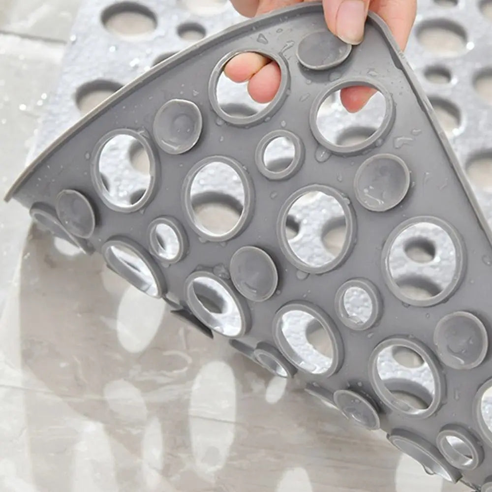 Tapete de Banheiro Antiderrapante com Ventosas – Drenagem Rápida e Massagem