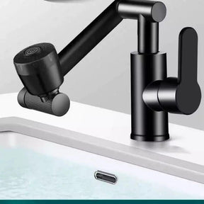 Torneira Giratória de 1080° com Água Quente e Fria