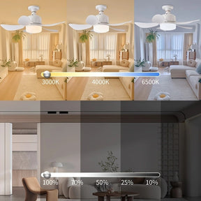 Ventilador de Teto com Luz com Controle Remoto - BrisaSmart