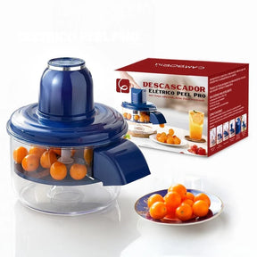 Descascador Elétrico Automático 3 em 1 BIVOLT – Para Uvas, Alho, Tomate e Frutas Pequenas